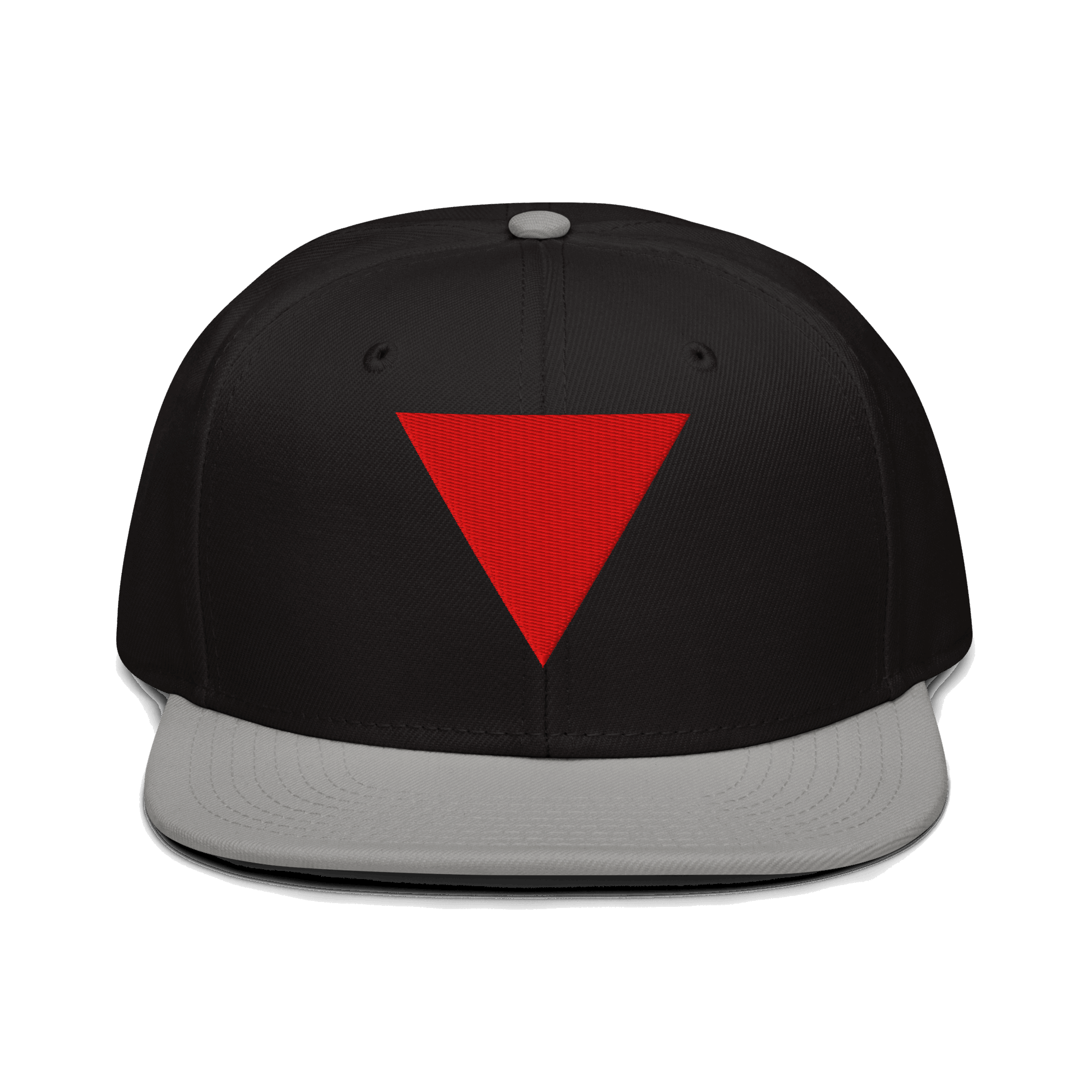 Red Triangle Snapback Hat